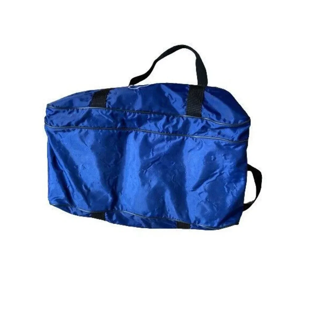 Vtg Nike Duffel Gym Bag Blue Black  RN 56323 Baseball Softball Shoulder …